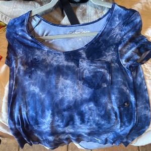 Blue Tie Dye Shirt